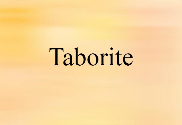 Taborite