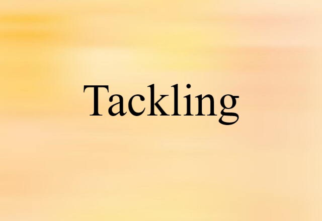 tackling