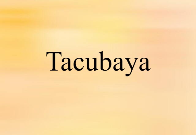 Tacubaya