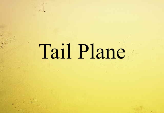 tail plane