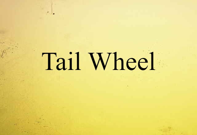 tail wheel