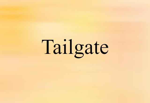 tailgate