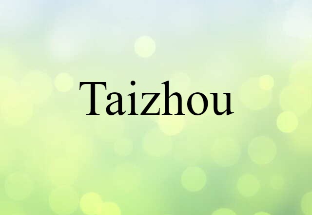 Taizhou