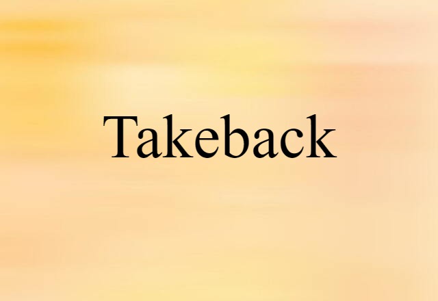 takeback