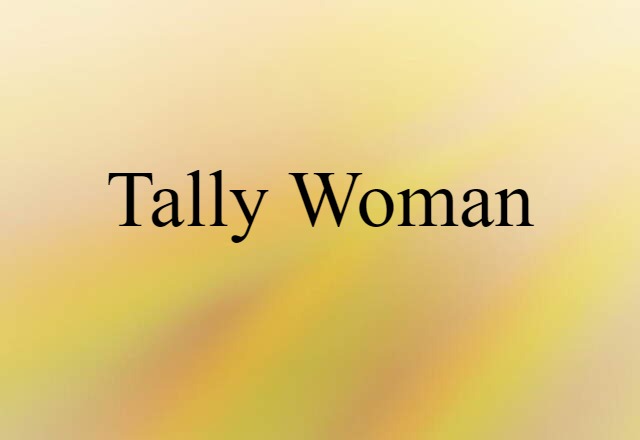 tally woman