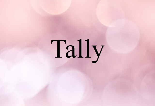 tally