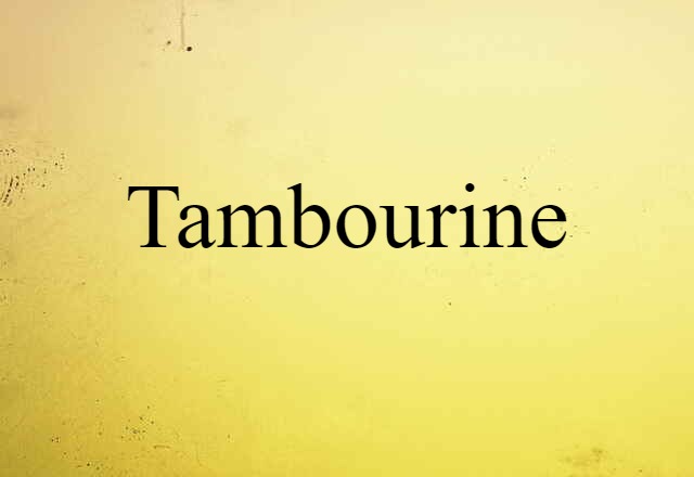 tambourine