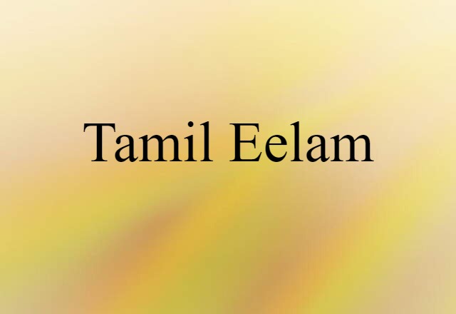 Tamil Eelam