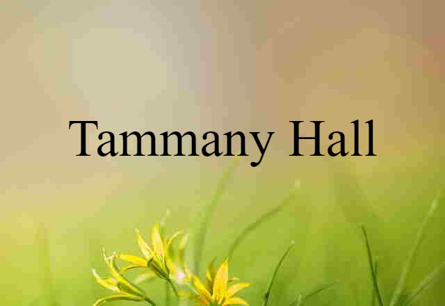 Tammany Hall