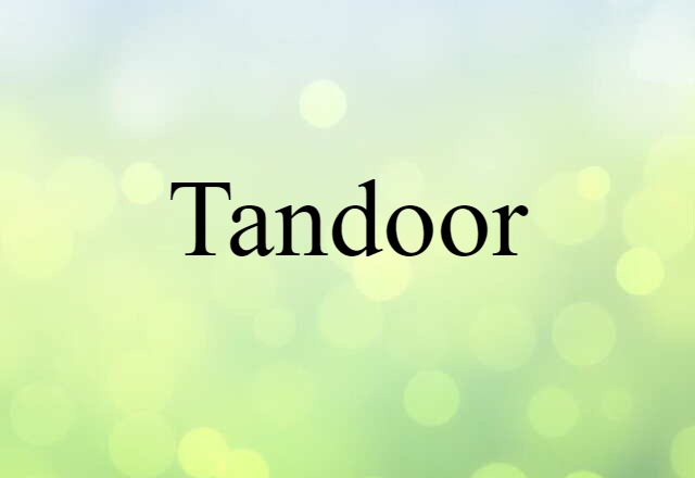 tandoor