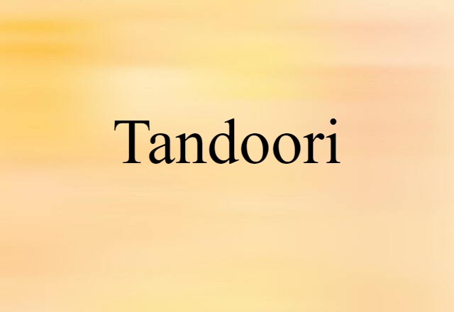 tandoori