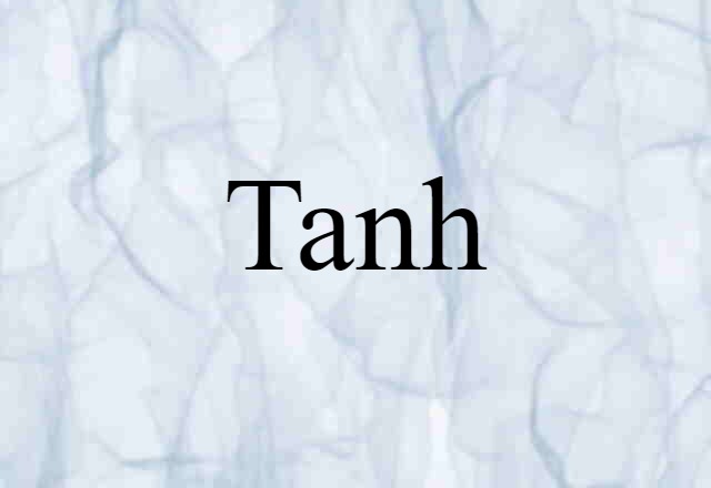 tanh