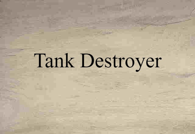 tank destroyer