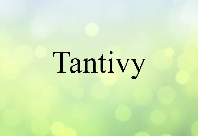 tantivy