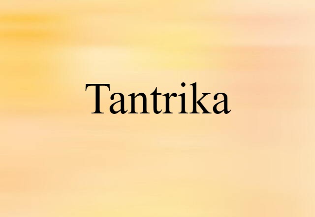 Tantrika