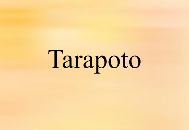 Tarapoto