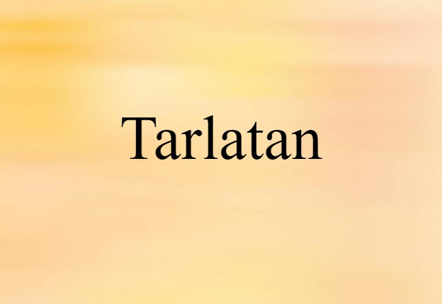 tarlatan