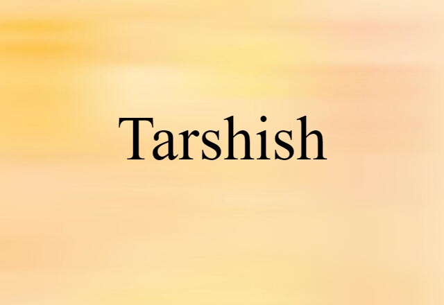 Tarshish