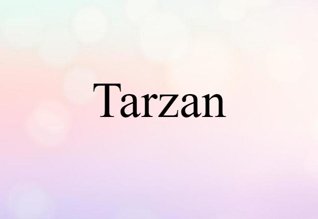 Tarzan (noun) Definition, Meaning & Examples