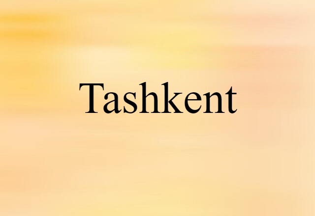 Tashkent