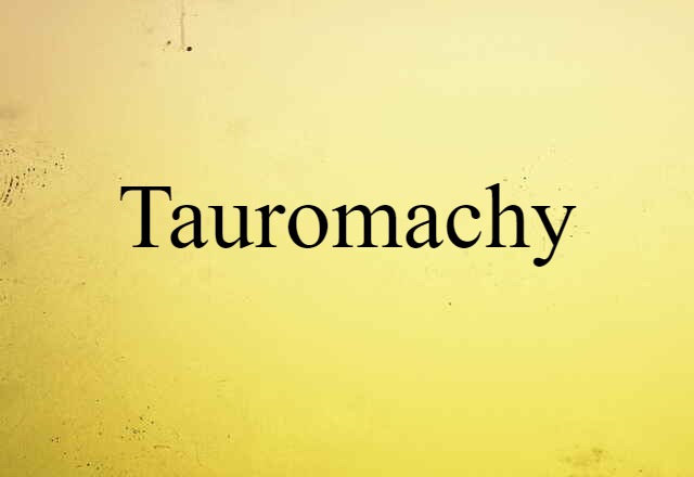 tauromachy