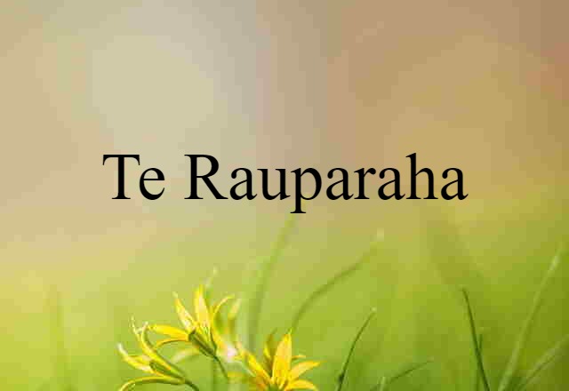 Te Rauparaha