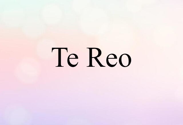 te reo