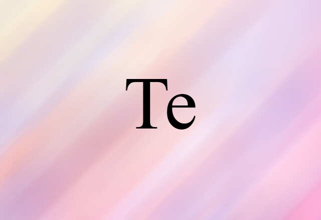 te