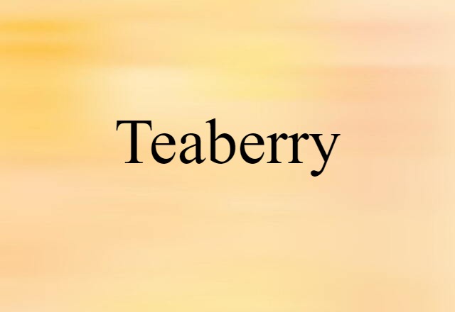 teaberry