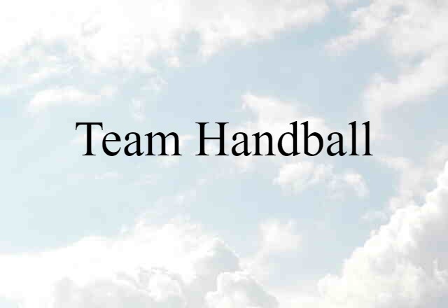 team handball