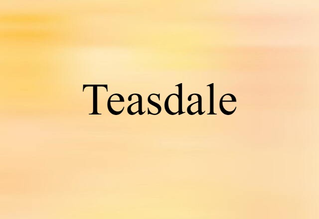 Teasdale