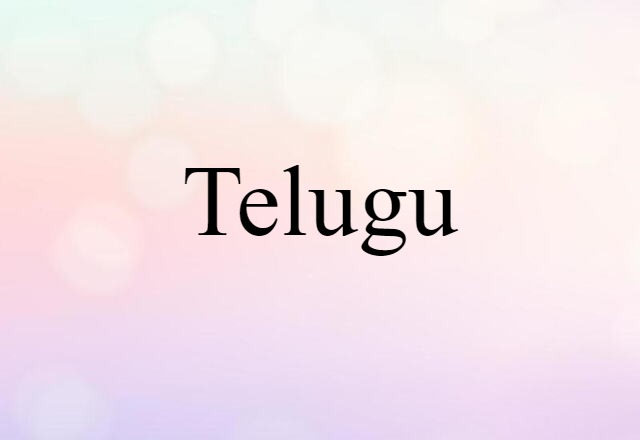 Telugu