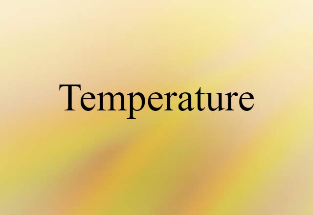 temperature