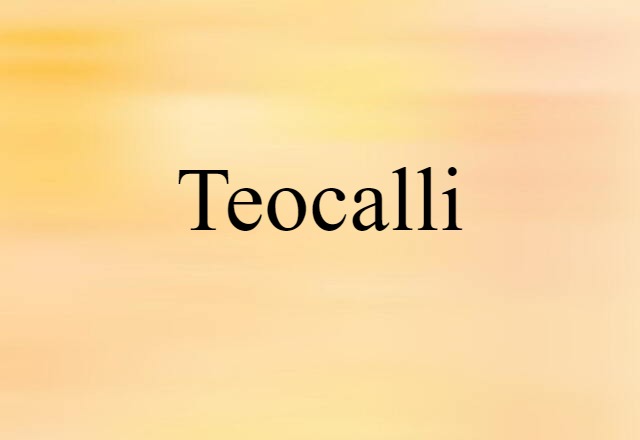 teocalli