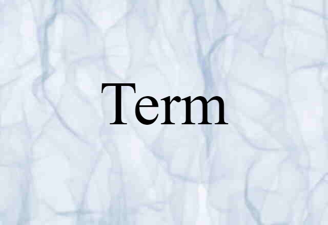 term