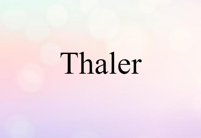 thaler