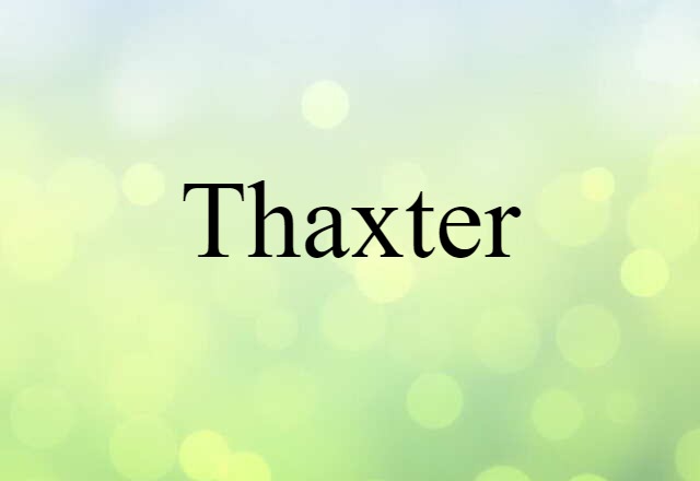 Thaxter