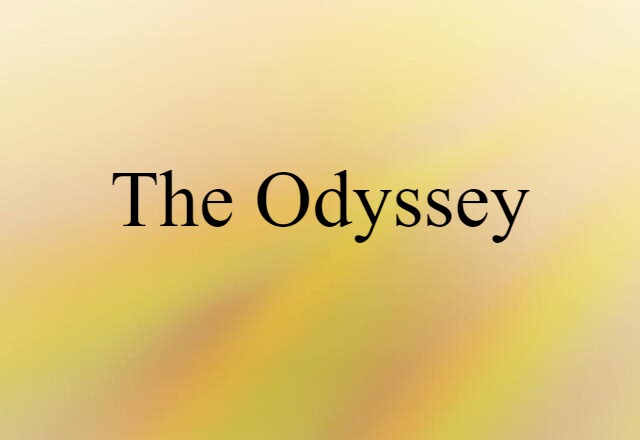 The Odyssey