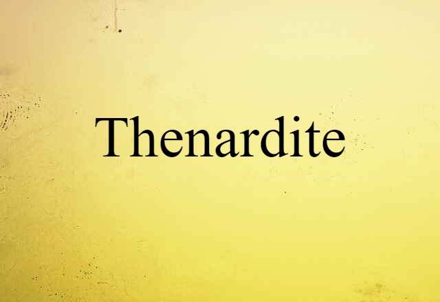 thenardite