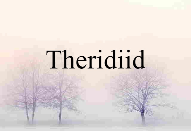 theridiid