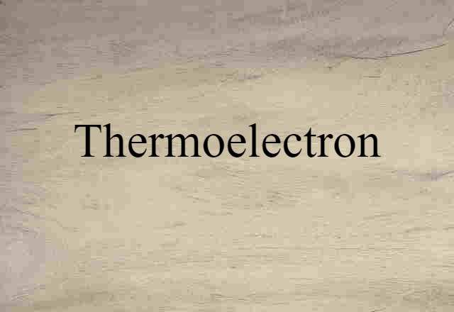 thermoelectron