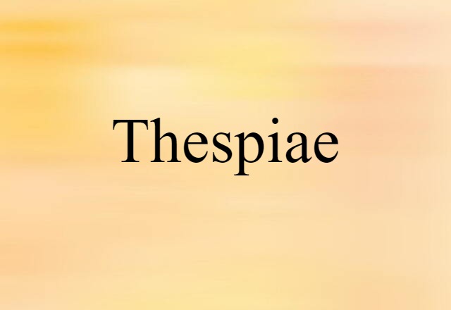 Thespiae