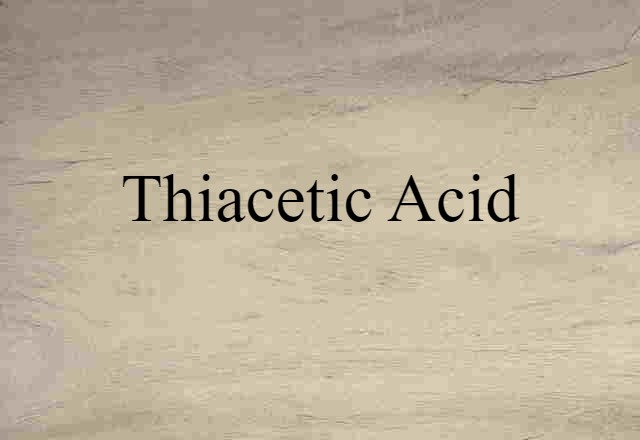 thiacetic acid