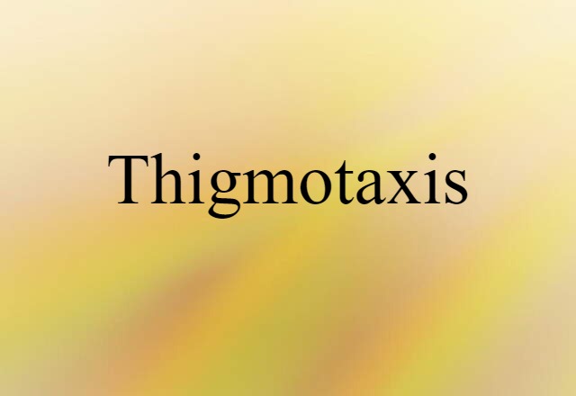 thigmotaxis