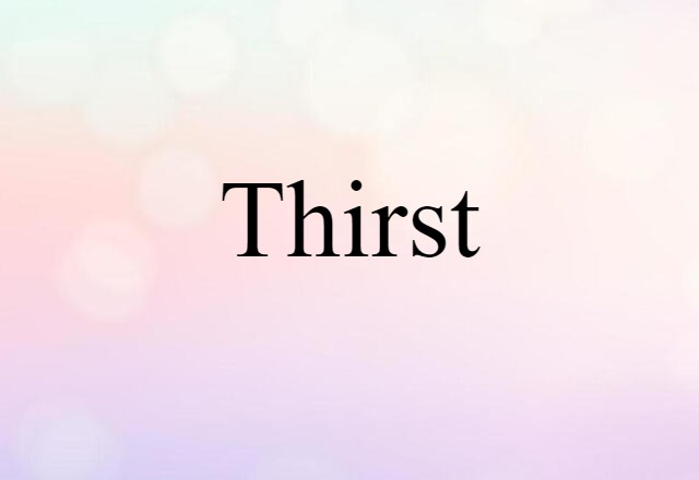 thirst