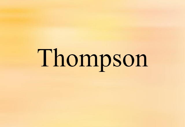 Thompson