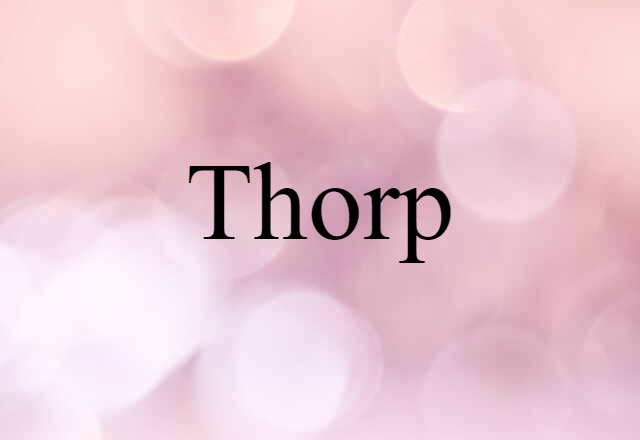 thorp