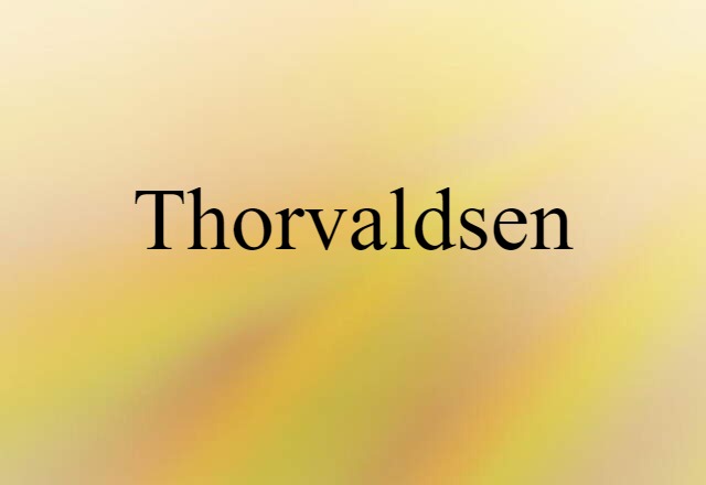 Thorvaldsen