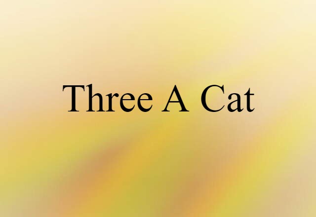 three-a-cat