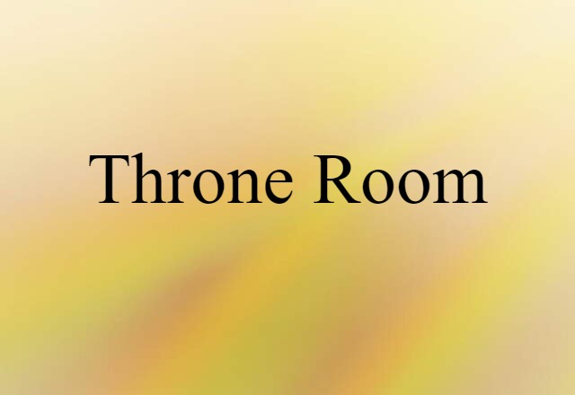 throne room